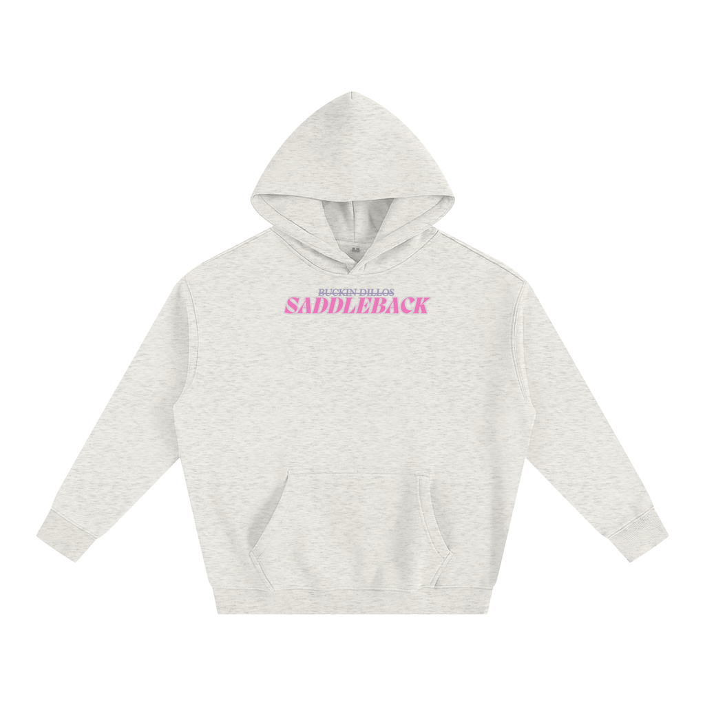 Pink Buckin Dillos Oversize Fleeced Hoodie