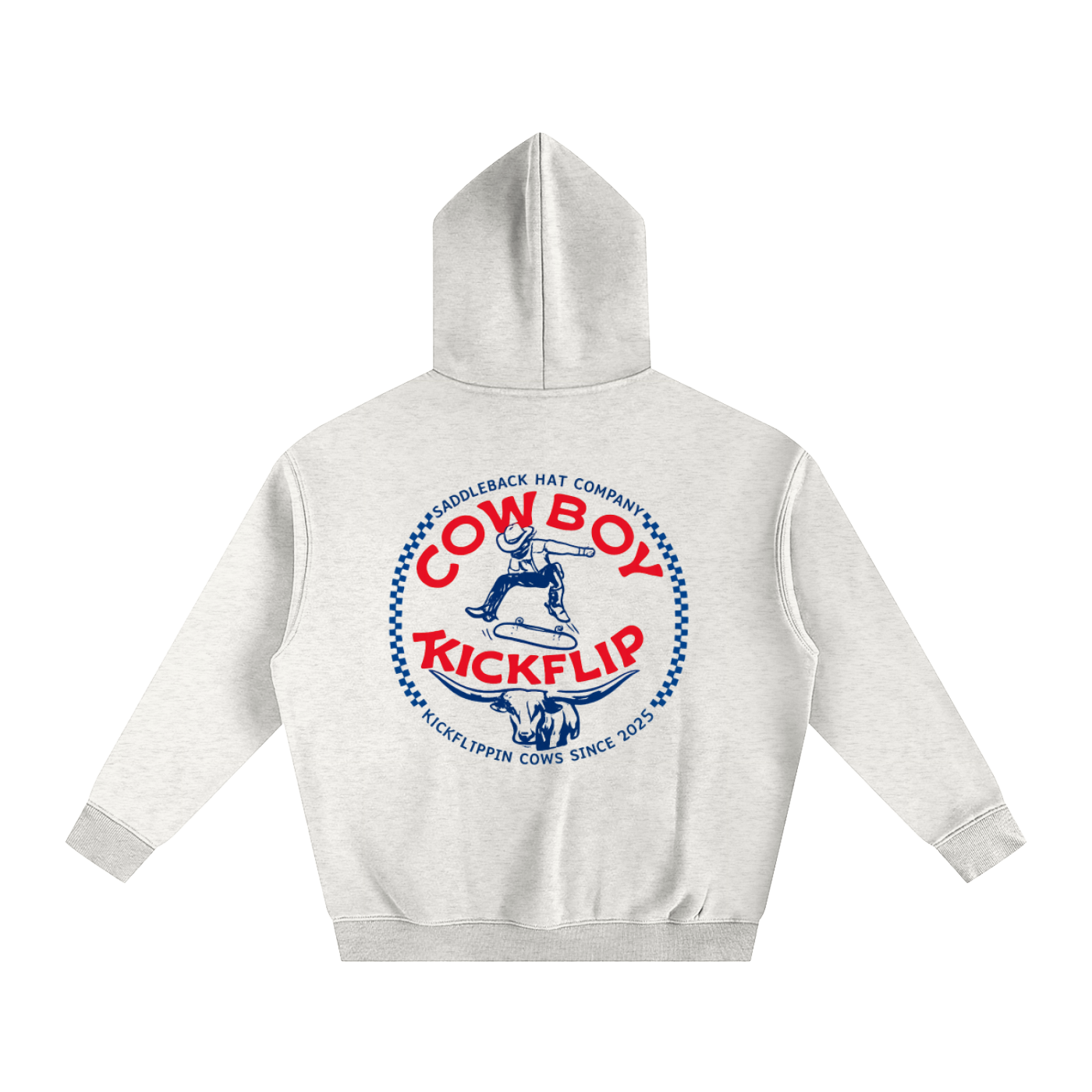 Cowboy Kickflip Oversize Fleeced Hoodie